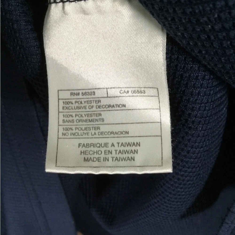 Nike textured navy blue polo men’s size large